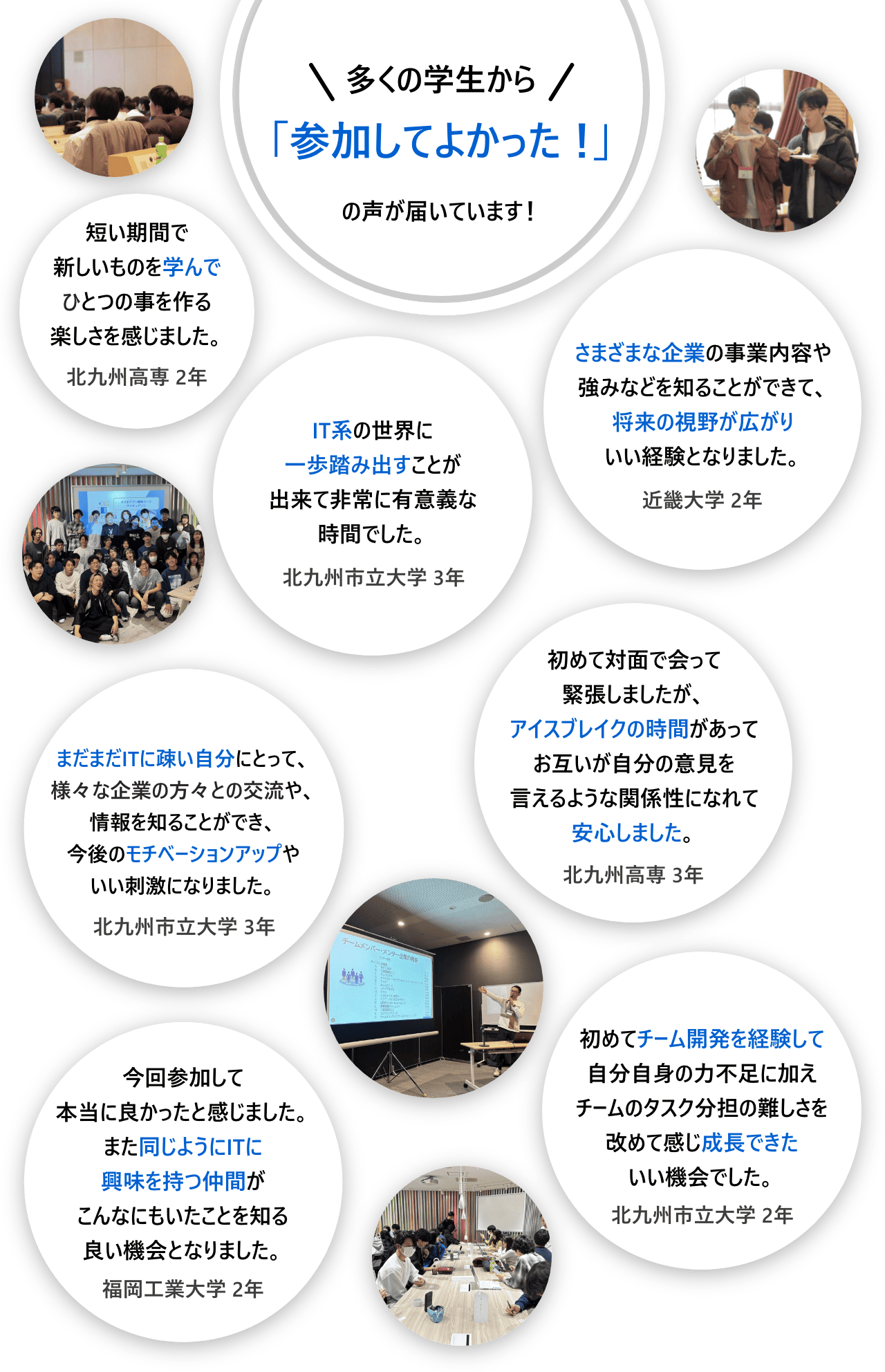 参加学生の声